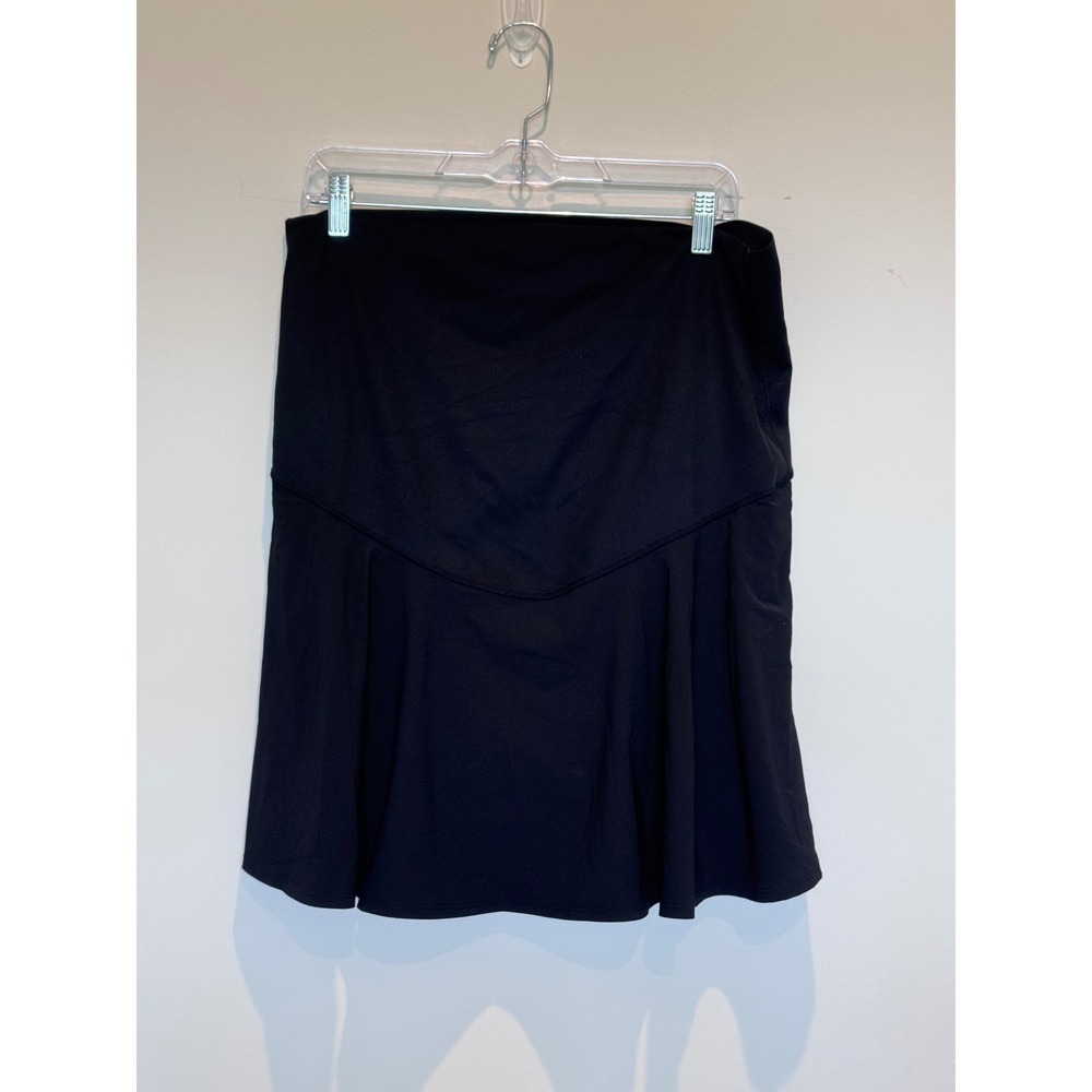 VSX Victoria's Secret maternity Black Active Skort Pleated Built-in Shorts XL